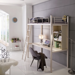 Metal Bunk Bed With Desk