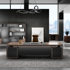 Wood Executive Office L-Shaped Desk