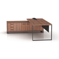 Modern L-Shaped Executive Desk