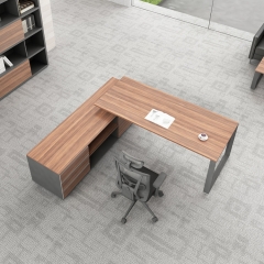 L-Shaped Executive Office Desk