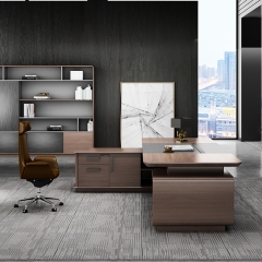 Wood Executive Office L-Shaped Desk