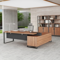 Modern L-Shaped Executive Desk