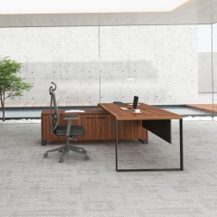 Modern L-Shaped Executive Desk