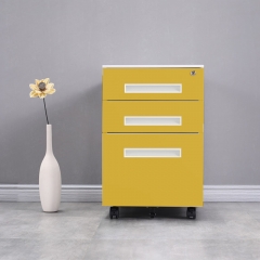 3 Drawer Mobile File Cabinet