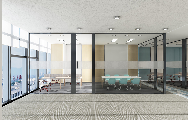 office glass partitions 
