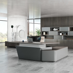 Luxury L-Shaped Executive Desk