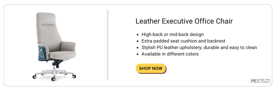 leather executive office chair 