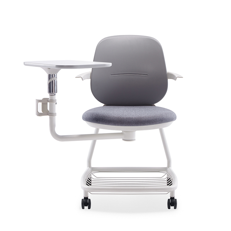 study chairs with writing pads