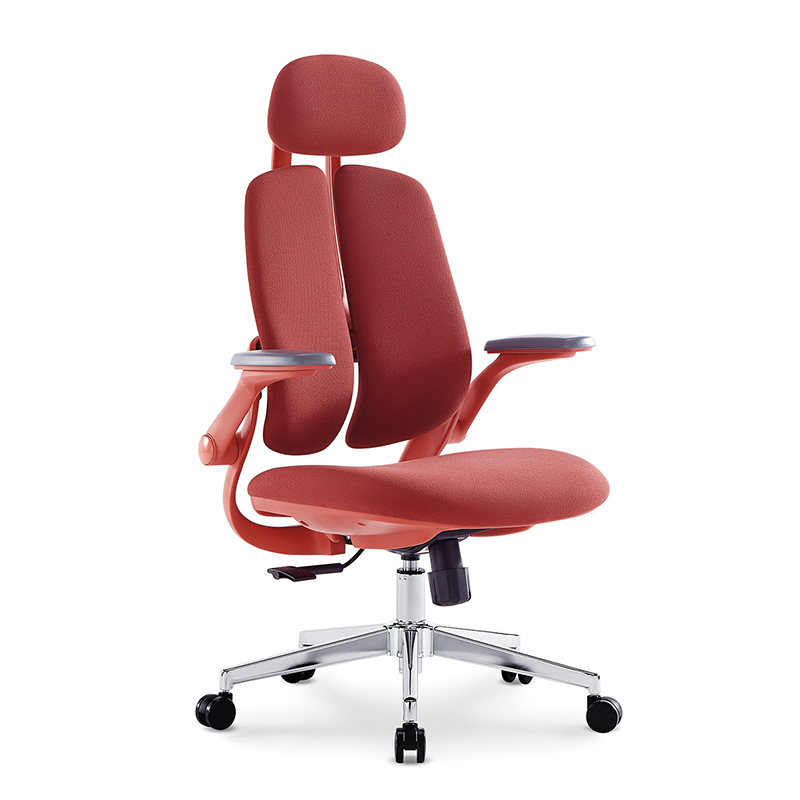 Red Ergonomic Swivel Office Chair