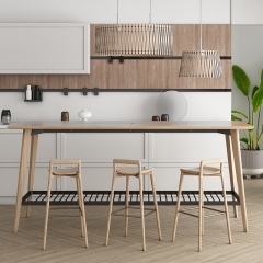 wooden bar table 