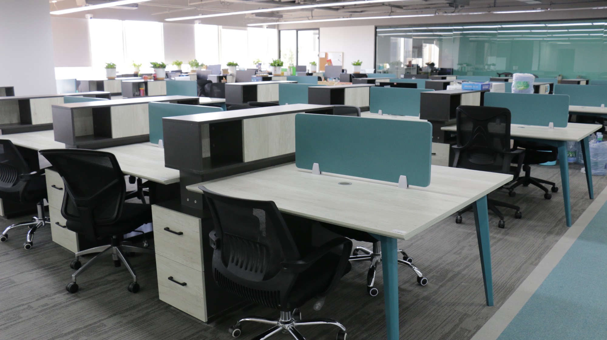 open plan office