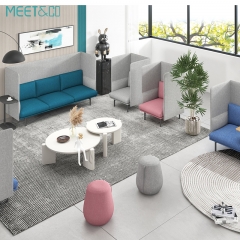 High Back Modular Fabric Sofa