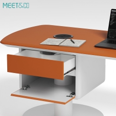 Borealis L-shaped Luxury Executive Office Desk