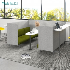 High Back Modular Fabric Sofa