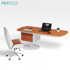 Borealis L-shaped Luxury Executive Office Desk