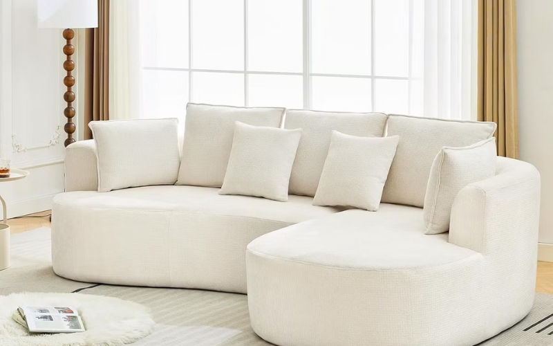Curved Modular Sectional Sofa