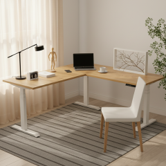 SENDI L-Shaped Adjustable Standing Desk