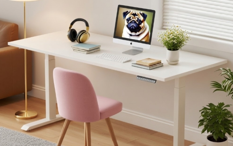 Best adjustable standing desk Meet&Co SENDI model